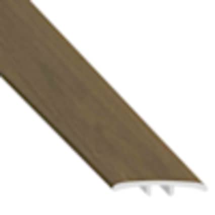 Duravana Willow Bend Walnut Hybrid Resilient Waterproof 1.77 in wide x 7.5 ft Length Low Profile T-Molding